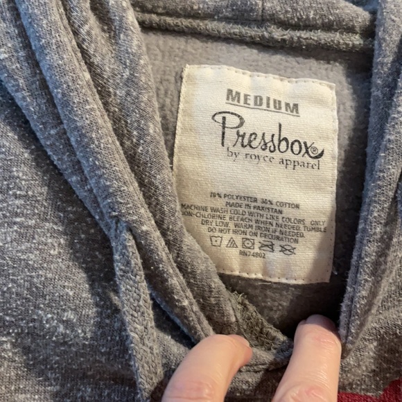 Texas Tech hoodie. Medium. Thumb holes. Worn 2-3 times. Great shape. Warm. - Picture 2 of 4